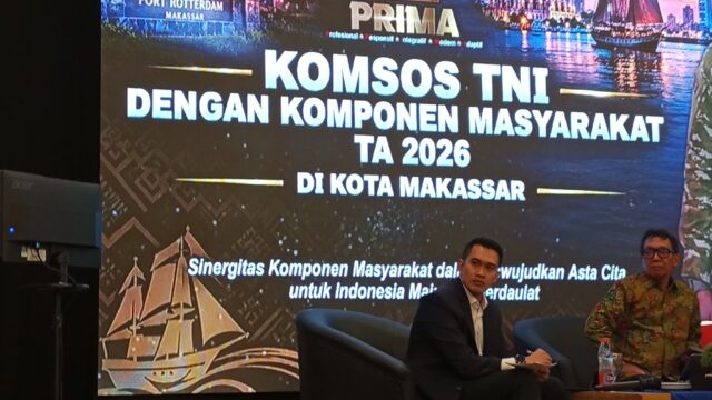 KOMSOS TNI DENGAN KOMPONEN MASYARAKAT 2026 RESMI DIGELAR DI MAKASSAR – USUNG SEMANGAT ASTA CITA MENUJU INDONESIA MAJU DAN BERDAULAT
